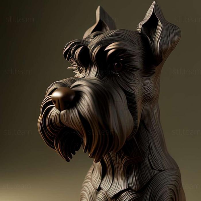 Zwergschnauzer dog